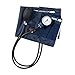 MABIS Precision Series Aneroid Sphygmomanometer Manual Blood Pressure Monitor with Calibrated Blue Nylon Cuff and Carrying Case, Large Adult