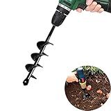 SuperThinker Auger Drill Bit, Garden Plant Flower Bulb Auger Rapid Planter for Planting Bulb Seedlings&Bedding Plant Auger for 3/8