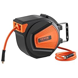 VEVOR Retractable Air Hose Reel, 3/8 IN x 50 FT