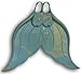 Mahina Mermaid Adult MerFin Classic Swim Mono-Fin Costume Large Aqua