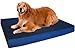 Dogbed4less Luxury XXL Orthopedic Memory Foam Dog Bed for Extra Large Dogs with Durable Waterproof Internal Case, Removable Washable Denim Cover and Bonus Pet Bed Spare Cover, 55X37X4 Inches, Blue