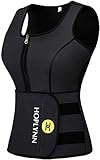 HOPLYNN Sweat Vest for Women, Neoprene Sauna Waist Trainer Vest for Weight Loss Women