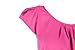 Simier Fariry Women O Neck Short Sleeve Pleated Blouse For Women Red 12