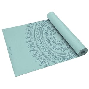 Gaiam Yoga Mat – Premium 6mm Print Extra Thick Non Slip Exercise & Fitness Mat for All Types of Yoga, Pilates & Floor…