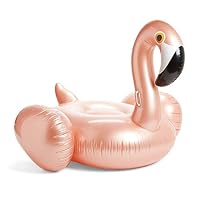 Viyor shop Inflatable Flamingo Pool Float Rose Gold Float Water Toy , Summer Beach Swimming Pool Party Lounge Raft for Adults Kids (Rose Gold, 59 Inch)