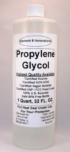 Propylene Glycol 1 Quart (32 oz.)-Highest Quality Available-From Element 6
