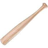 Secotan Wood Baseball Training Bat - Durable and Sturdy Wooden Bat - Ideal for Softball Hitting Practise - Versatile Design Bat (28inch, Wood)