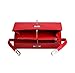 Anifeel Women's Padlock Genuine Leather Wallets Purse Billfold (Red)