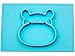 baby silicone placemat and plate tray for infants toddlers and kids - these portable hippo happy mats one piece bowl suctions and fits to most tables highchair non slip baby feeding FDA Approved .