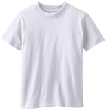 Soffe Big Boys' Mid Weight Tee, White, Medium