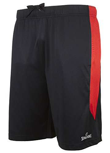 image for Spalding Mens Active Athletic Performance Basketball Shorts with Marbl