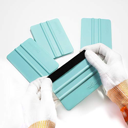 TECKWRAP Craft Mint Squeegee Vinyl Scraper Decal Applicator Tool 2pcs