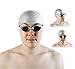 SALIBright Swimming Goggle Set – BEST RATED SWIM GOGGLE SET, Includes Anti Fog, Anti Leak, UV Protective Goggles, Durable Swim Cap, Earplugs and Nose Clip with Carrying Case, PERFECT GIFT