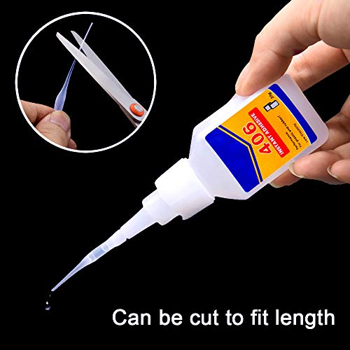 PAGOW Glue Micro Tips, 100 PCS Precision MicroTips, Glue Extender