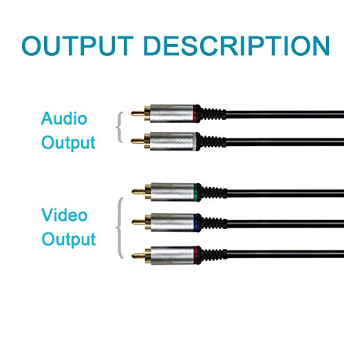 image for ElementDigital PSP AV Cable Component for PSP 3000 3001 & PSP 2000 Ful