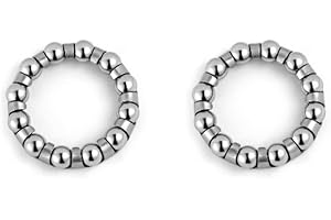 JUSCYCLING Pack of 2 Replacement Ball Bearing Retainer Cages for BMX Bottom Bracket Crankset Service, 5/16” X 12 Balls