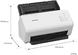 Brother ADS-4300N Desktop Document Scanner SuperSpeed USB 3.0 Double-sided view 3
