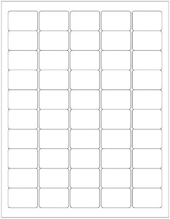 Transparent cryogenic removable laser labels 1.5" x 1" TRCL-36