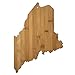 Totally Bamboo Maine State Shaped Bamboo Serving and Cutting Board