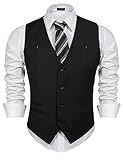 Coofandy Men's Top Designed Sleeveless Casual Slim Fit Skinny Dress Vest Waistcoat