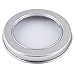 Bekith 12 pc Clear-Top Spice Tins with Lid, Round