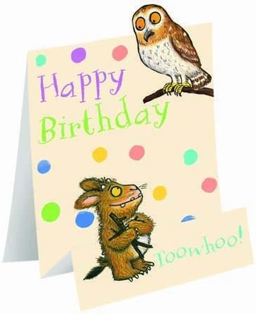 Woodmansterne Pop Up Gruffalo's Child & Owl Card