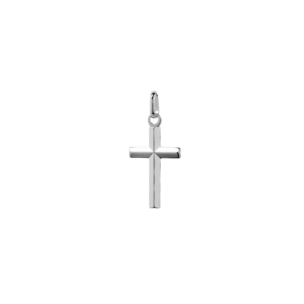 NKlaus Rhodium Plated 925 Sterling Silver Crucifix Cross Pendant Orthodox Communion Confirmation 6364 Christening