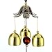 Patgoal Memorial Wind Chimes Antique Copper Lucky Christmas Wind Chimes Outdoor Sympathy Windchimes Outdoors Home Decoration, Gifts for Neighbors