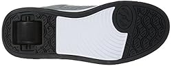 HEELYS Kids Voyager Shoes, Grey Reflective/Black, 3