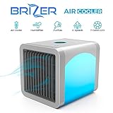 BRIZER Arctic air Chiller – Personal Air Conditioner Cooler, Humidifier, Purifier & Portable Mini Size Table Fan.