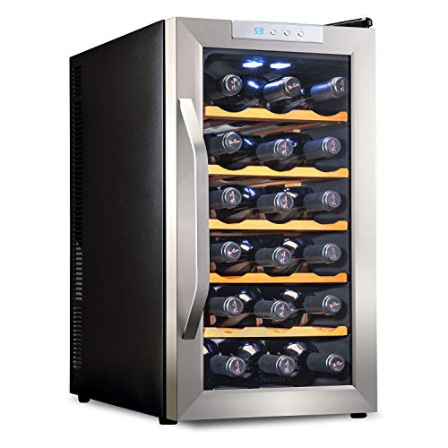 Ivation Premium Stainless Steel 18 Bottle Thermoelectric Wine Cooler