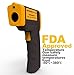 Magicpro Lasergrip Non-contact Digital Laser Infrared Thermometer Temperature Gun -58℉~716℉ (-50℃～380℃), Yellow and Black