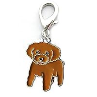 Meiyiu Metal Dog Key Chain Lovely Puppy Pendant Keyring Keychain Woman Bag Charm Gift Teddy 2.5cm