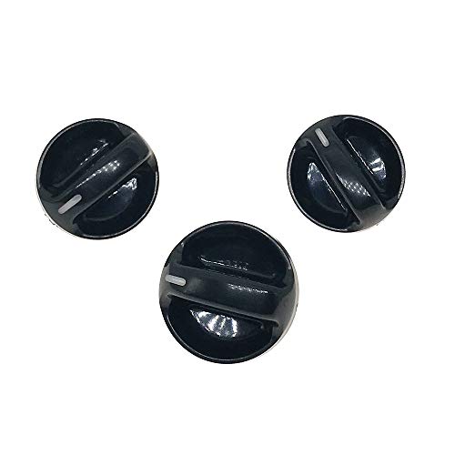 Set of 3 AC Air Conditioner Climate Control Knob Switch for 2000-2006 Toyota Tundra Replaces OE# 55905-0C010 559050C010