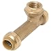 SharkBite U3486LFA Push-to-Connect Wye Pipe Tee, 3/4-Inch x 3/4-Inch x 3/4-Inch primary
