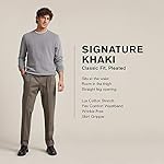 Dockers-Mens-Classic-Fit-Signature-Khaki-Lux-Cotton-Stretch-Pants-Pleated
