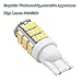 Boodled 20 x T10 RV Trailer 921 192 1206 42-SMD 12V Car Backup Reverse LED Bulbs 6000k Super White / 3500K Warm white 3020 (20xT10 1206 42smd White Board) (20Pcs Warm White -White Board)