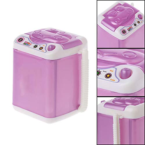 Shuohu Washing Machine,Simulated Mini Children Kids Role Play Toy Doll Accessories Gift Random Color - Thumbnail 5
