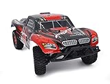 KELIWOW 1/12 Scale RC Truck 2.4GHz 4WD Remote Control Vehicles, Upgrade Version with Brushless Motor 40+MPH Fast Off-road Racing Car RTR (KWC01-Red)
