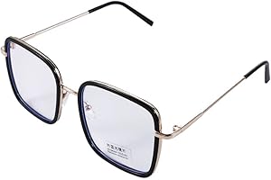 New Big Frame Square Anti-Blue Light Glasses Oversized Colorful Computer Eyewear for Women Men Clear Lens Eyeglasses Summer H