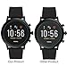 (4 Pack) Screen Protector Compatible With Fossil Gen 5 Carlyle HR Screen Protector,Tempered Glass, 2.5D 9H Hardness, Anti Scratch, Full Coverage Bubble free Watch Protective Film for Fossil Gen 5
