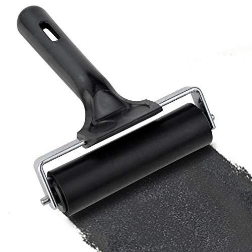 Tape Roller Rubber Roller for Printmaking Wallpapers Stamping Gluing Application (3.8) - Thumbnail 3