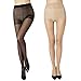 MANZI Women's Black (3 Pairs) Nude (3 Pairs) Sheer Soft Tight Size L