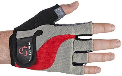 Stark Weightlifting Gloves - Bodybuilding, Crossfit, P90x, Workout Gloves for Men &amp; Women - Cross Training Gloves (Black, M)