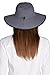 Coolibar UPF 50+ Women's Shapeable Sun Catcher Hat - Sun Protective,One Size,Carbon/Black
