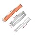 Guitar Luthier Tool, Guitar Fret Crowning Dressing File, Stainless Steel Guitar Neck Notched Straight Edge, 2 Pcs Fingerboard Guards Protectors and Grinding Stone for Fender and Gibson Electric