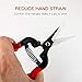 FLORA GUARD Pruning Shears, Micro-Tip Pruning Snip Straight Pruning Shears Florist Scissor with Carbon Steel Blades for Arranging Flowers, Trimming Plantsthumb 3