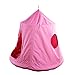 TopEva Waterproof Hanging Tree&Ceiling Hammock Tent Kids Sky Castle Paradise with Led Decoration Lights (Pink)