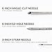 OSTRO Meat Injector Kit Stainless Steel Marinade Injector Syringe with 2-oz Capacity Barrel 3 Professional Flavor Injector Needles