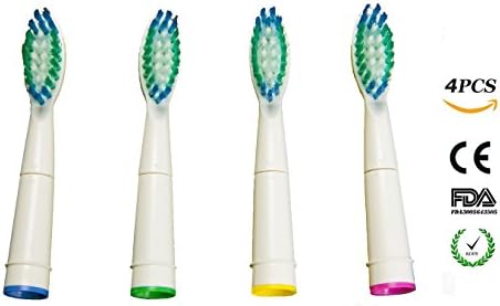 Generic Oral B Compatible Brush Head Replacement for Oral B (4 Count) by Baining 118C